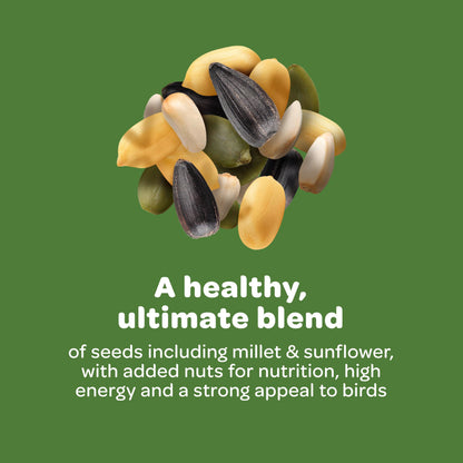 Kaytee Ultimate Birder's Blend Food, Wild Bird Seed For Grosbeaks, Cardinals, Nuthatches, Woodpeckers & More Outside Feeders, 10 Pound
