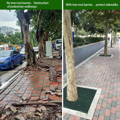 50ft x 30in x 80mil Tree Root Barrier -Protect Sidewalks & Landscapes | Heavy-Duty Bamboo Root Blocker for Invasive Roots