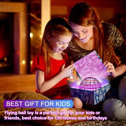 Taikcsut 2025 Upgraded Flying Orb Ball Toy, Hover Boomerang Ball Spinner Mini Drone - Magic Floating Galactic Fly Spinning Orb, for for Boys Girls and 6-12 Age Kids