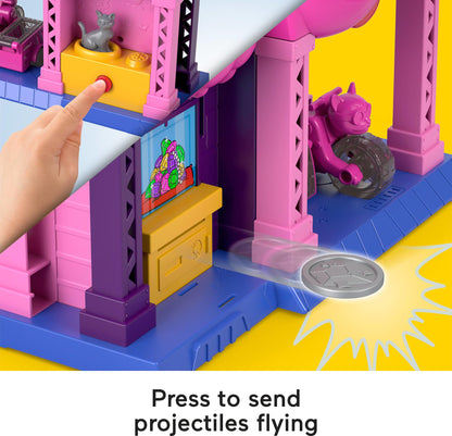Fisher-Price Imaginext DC Super Friends Toy Catwoman Playhouse Playset with Figure & Accessories for Pretend Play Kids Ages 3+ Years