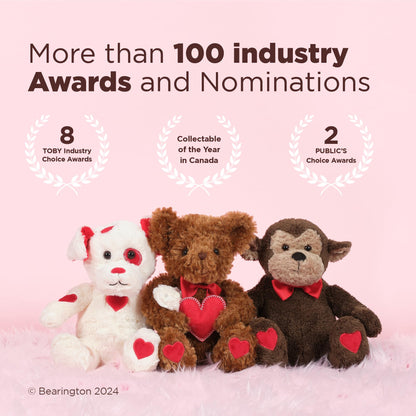 Bearington Remington Teddy Bear Lawless Lover You Stole My Heart - 10" Soft and Cuddly Valentines Day Stuffed Animals -Adorable Bears Stuffed Animal Plush Gift