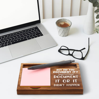 Funny Sticky Note Holder Gifts for School Administrator, Counselor, Psychologist, Social Worker, HR, Nurse, Admin Assistant, Office Desk Self-Stick Note Pad Holders GSH3