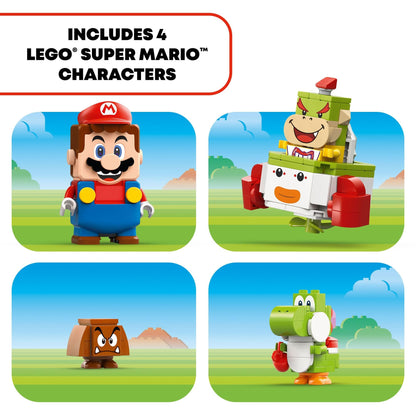 LEGO Super Mario Adventures with Interactive Mario, Bowser Jr.’s Clown Car Playset Vehicle, Yoshi Toy & Playset, Nintendo Toy Gift for Boys, Girls and Gamers Ages 6 and Up, 71439