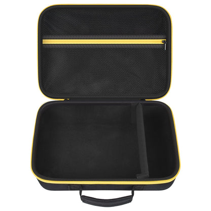 Hard Storage Tools Case, Store for DeWalt Drill Tools & Angle Grinder/for AstroAI Tire Inflator and More - 12"x8"x2" with Mesh Pocket & Comfort Handle