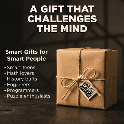 Project Genius Emperor’s Chest Classic Wooden Brainteaser Puzzle Box, Gift for Kids 8+, Teens, and Adults - Hidden Compartment for Gift Cards and Cash