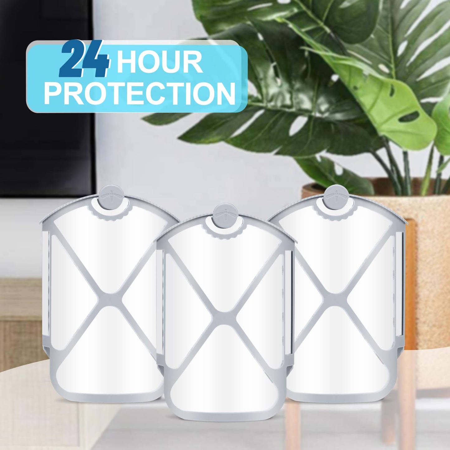 Husaco Flying Insect Trap Refills & 16 Cartridges, Compatible with M364 Refill (16 Cartridges)