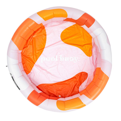 Pool Buoy Round Inflatable Pool with Storage Bag - Premium Outdoor Swimming Pool for Kids, Toddlers, Infants and Adults - Garden and Backyard Pools for Family Summer Pool Party (Kinky Splash)