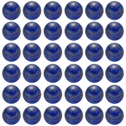 Natural Stone Beads 100pcs 8mm Lapis Lazuli Round Genuine Real Stone Beading Loose Gemstone Hole Size 1mm DIY Charm Smooth Beads for Bracelet Necklace Earrings Jewelry Making (Lapis Lazuli Blue, 8mm)