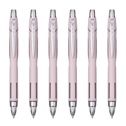 Uni-Ball Jetstream RT Ballpoint Pen, Fine Point (0.7mm), Lavender Barrel, Black Ink. 6 Pens