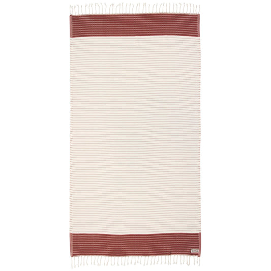 Sand Cloud Beach Towel - Sand Free - 100% Organic Turkish Cotton Yarn - Quick Dry Towel for Beach, Picnic, Blanket or Bath - As Seen on Shark Tank - Letoon Burgundy