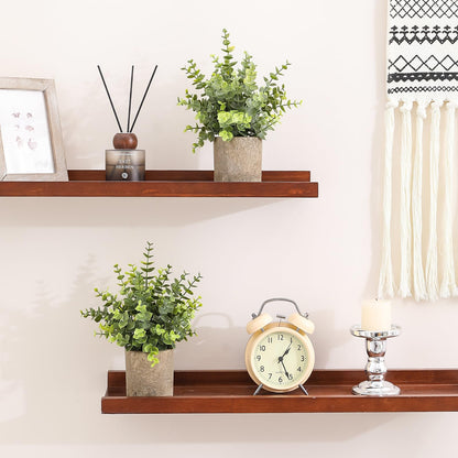 Hobyhoon 3pcs Small Fake Plants Eucalyptus,Small Potted Artificial Plant Indoor for Shelves, Bathroom Plants Decor for Shelf Desk Home Modern Farmhouse Living Room Coffee Table Decor (Sage Green)