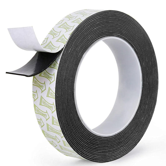 Double Sided Tape Heavy Duty, 1IN x 16.5FT Removable Mounting Tape, No Damage Wall Tape Damage Free Picture Hanging Strips, Strong Adhesive Strips Foam Tape for Poster Art Craft Home Office Decor