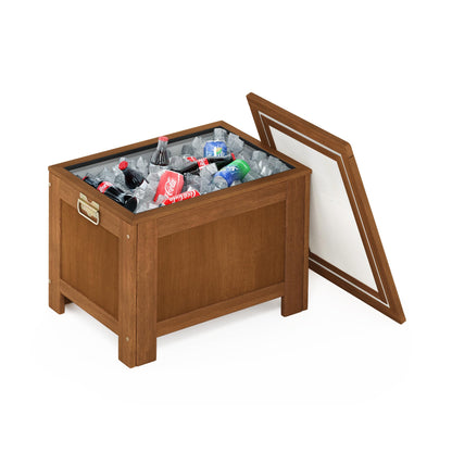 Furinno FG19917 Tioman Outdoor Hardwood Cooler, Natural