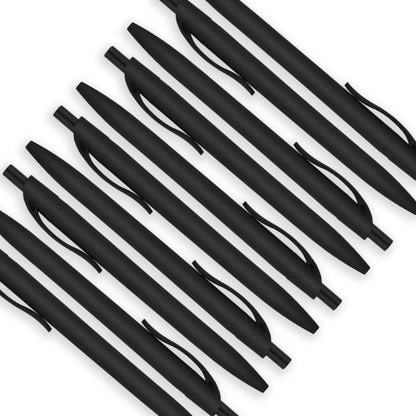 Deegtran Bulk Pens, 400 Pack No Bleed Black Barrel Click Pens, Retractable Ballpoint Pens, Medium Point, Smooth Ink, 1.0MM Black Ink
