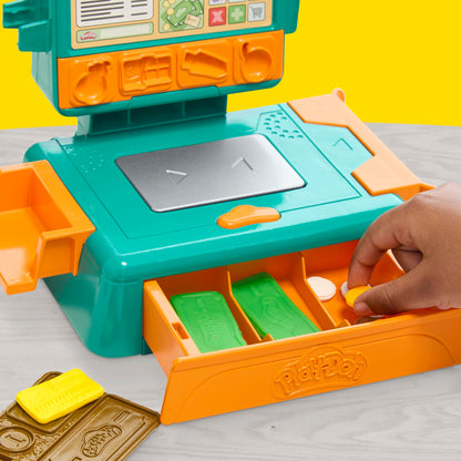 Play-Doh Cash Register Toy, 23 Play Food Accessories, Easter Gifts for Boys and Girls, Kids Arts & Crafts 3+ (Amazon Exclusive)