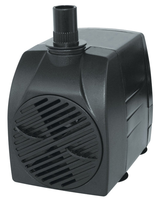 Danner Manufacturing, Inc. Fountain/Statuary Water Pump, 725 GPH, 15' Cord. #01739 Black
