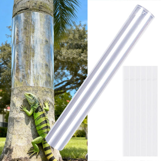 HZCGJMY Iguana Tree Wrap Tree Trunk Protector Guard for Iguana Prevention Climbing Trees with Tape Reusable Tree-Safe Guard (80" x 16")