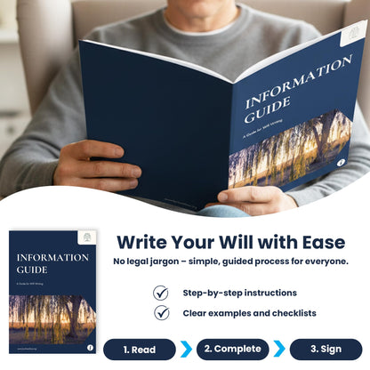 By The Willow Estate Planning Kit – Last Will and Testament Kit, Living Will, Durable Power of Attorney & Medical Directive - Attorney Approved Forms, Valid in 50 States