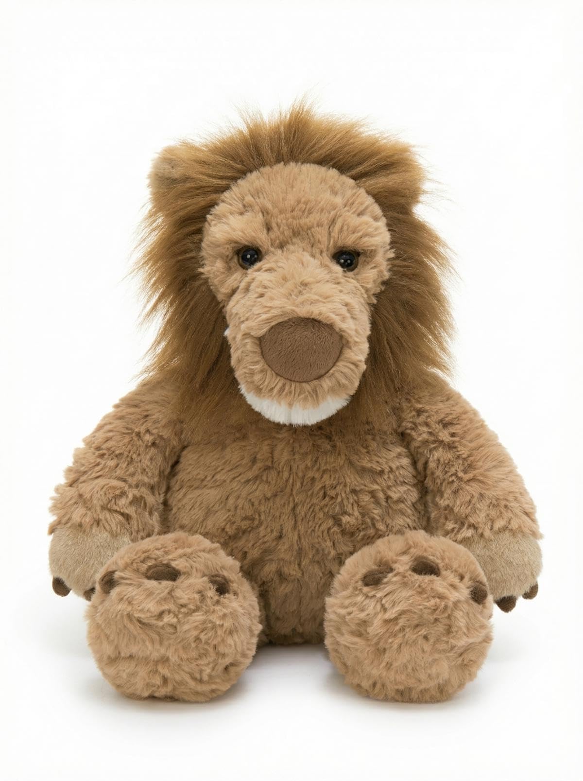 MaoGoLan Cute Lion Stuffed Animal 17.7 inch - Cozy Lion Plush with Fluffy Mane- Large Snuggly Zoo Safari Stuffed Animal Toys Gift for Kids,Boys,Girls,Lion Lover