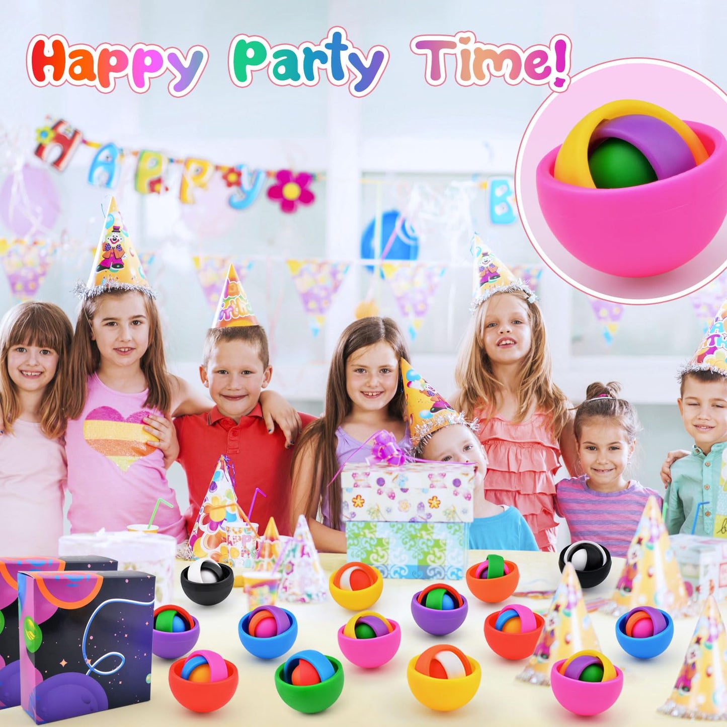 Fidget Toys Adults Pack, 24PCS Fidget Spinner Set for Kids, Autism Sensory Toys Christmas Stocking Stuffers Party Favors, ADHD Stress Relief Finger Toys, Gift for Boys Girls Teens Birthday