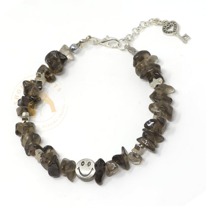Shop My Arts Smoky Quartz Bracelet for Women - Birthday Gifts for Women Mom with Authentic Crystals and Healing Stones