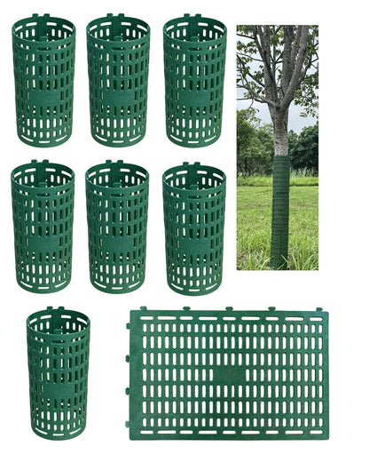 Tree Trunk Protectors Tree Bark Protectors - Splicable Tree Trunk Protector Guard Breathable Tree Protectors for Wildlife Protection (8)