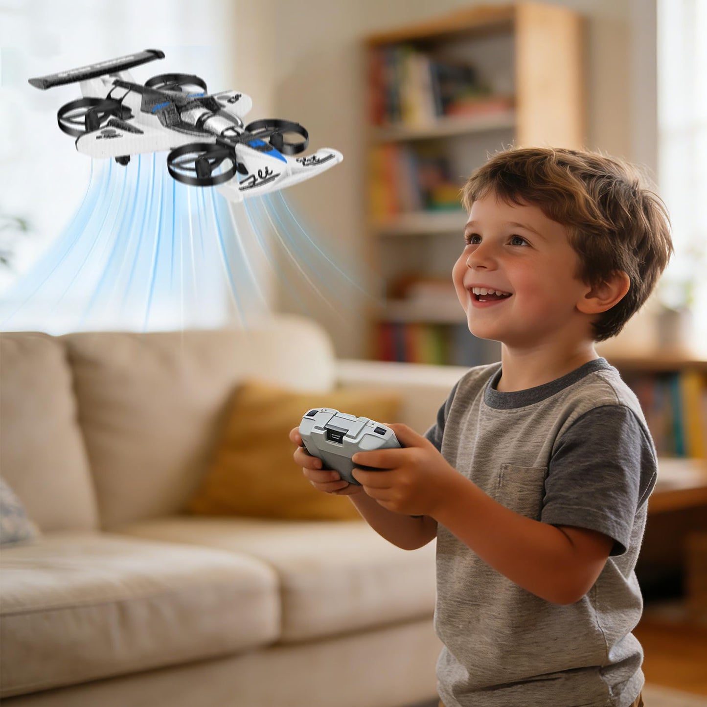 NEWFATE RC Plane Drone RC Drift Car, 2 in 1 RC Plane Stunt Drone RC Drift Car, 2.4Ghz Remote Control Airplane Car Toysr and Remote Control Airplane Stunt Drone Plane, Racing car for Kids 8-12 Kids