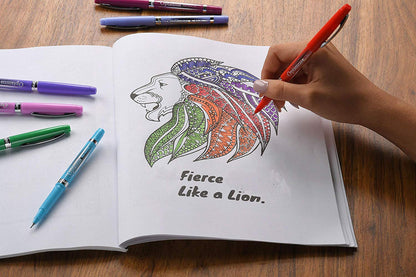 OPTIMUS 24-Color 0.7mm Felt Tip Pens - No Bleed, For Writing, Drawing, Journaling