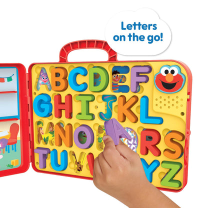 Sesame Street Elmo’s Learning Letters Bus Activity Board, Preschool Learning and Education, Kids Toys for Ages 2 Up by Just Play