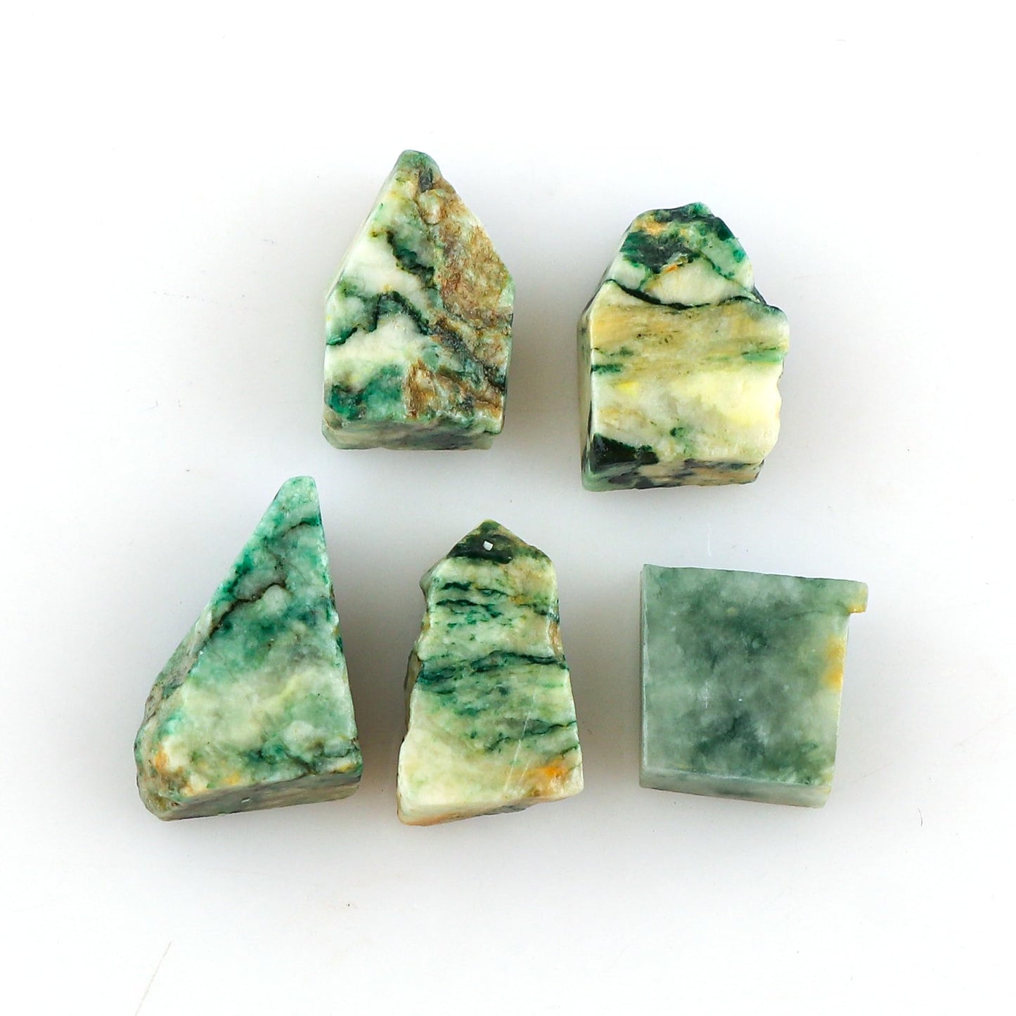 CRYSTALINES 5pcs Wholesale Natural Raw Dolomite Gemstone, Untreated Rough Stones, Bulk Loose Supplies-DIY Jewelry Making, Healing Crystals, Wire Wrapping, Gem Collection