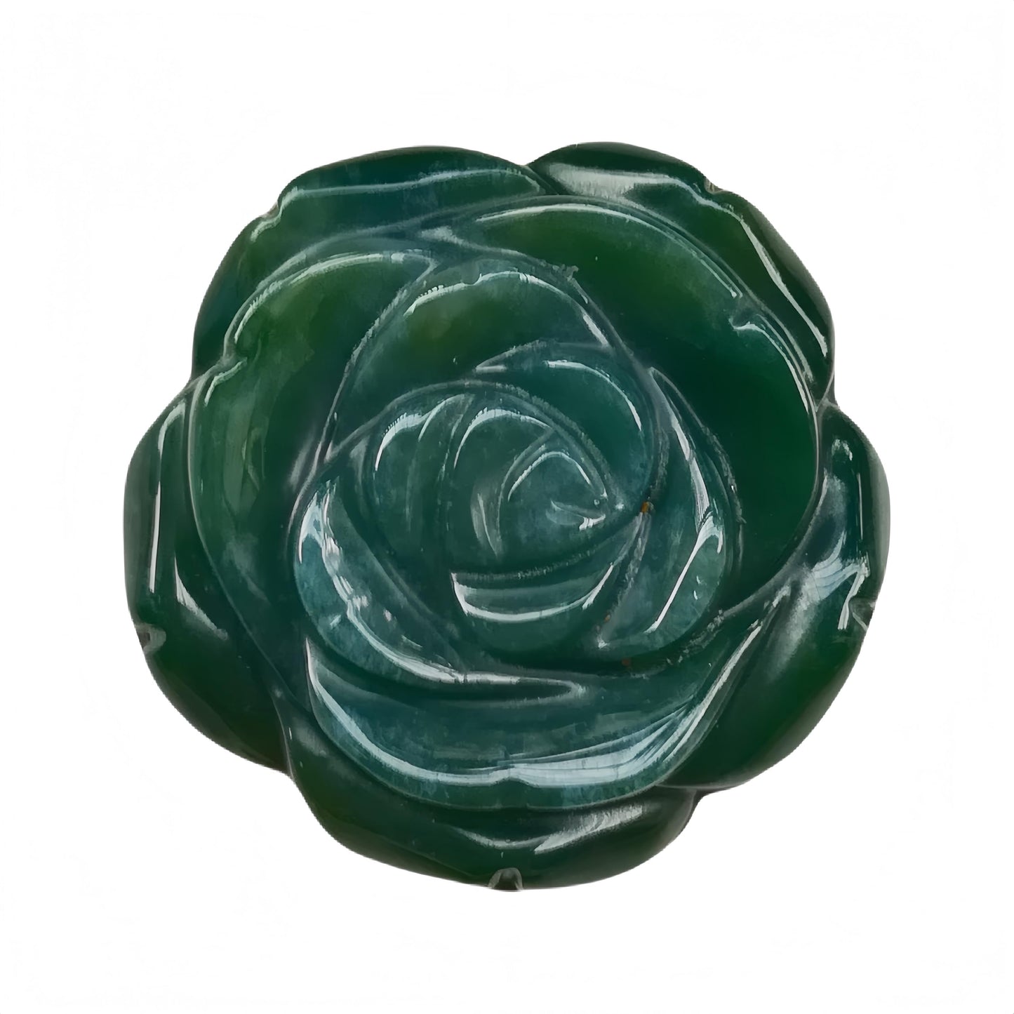Sunshcat Natural India Agate Crystal Rose Pendant,Three Dimensional Carved Healing Meditation Jewelry Crystals and Healing Stone Figurine,Suitable for DIY Jewelry Making and Valentine's Day Gift