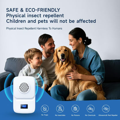 Ultrasonic Repellen Indoor Insect Repeller, Insect Control, Repellent Roach, Mouse, Bugs, Mosquito, Mice, Spider, Ant (6 Pack)