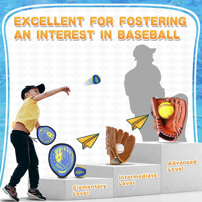 HEDUGO Toss and Catch Game Set Classical Outdoor Toys for Kids at The Beach, Yard, or Park Outside Games 4 Paddles 4 Balls Family Games for Kids and Adults Easter Toys Gifts