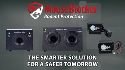 MouseBlocker 12V Ultrasonic Under Hood Mouse and Rodent Deterrent for Your Vehicle