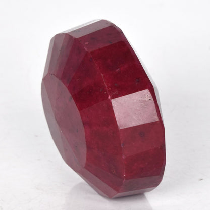 GEMHUB Approximately 2800 Ct. Natural Blood Red Ruby Oval Shape Faceted Cut Loose Gemstone Huge Ruby Loose Gemstone Beautiful Oval Shape B-4521