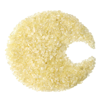 ZHIYUXI Citrine Crystal Chips Fish Tank Gravel Vase Filler Stones Crushed Crystals Gemstone Polished Healing Crystals Natural Quartz Stone 0.44lbs