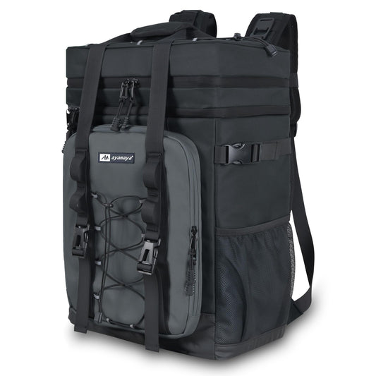 Backpack Cooler - AYAMAYA Upgrade Leakproof Cooler Backpack with Padded Top Handle, 40 Cans Large Waterproof Insulated Camping Coolers for Beach, Fishing, Picnic, Travel, BBQ