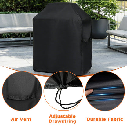 Outdoor Fireplace Cover, 32" L × 24" W × 45" H for Panovue Chiminea Fire Pit, 600D Heavy Duty Waterproof Square Chimineas Fireplace Cover for Patio Wood Burning Fireplaces