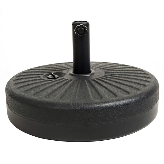 C-Hopetree 78 lb Heavy Duty Water Fillable Base Stand for Patio Outdoor Market Table Umbrella, Black
