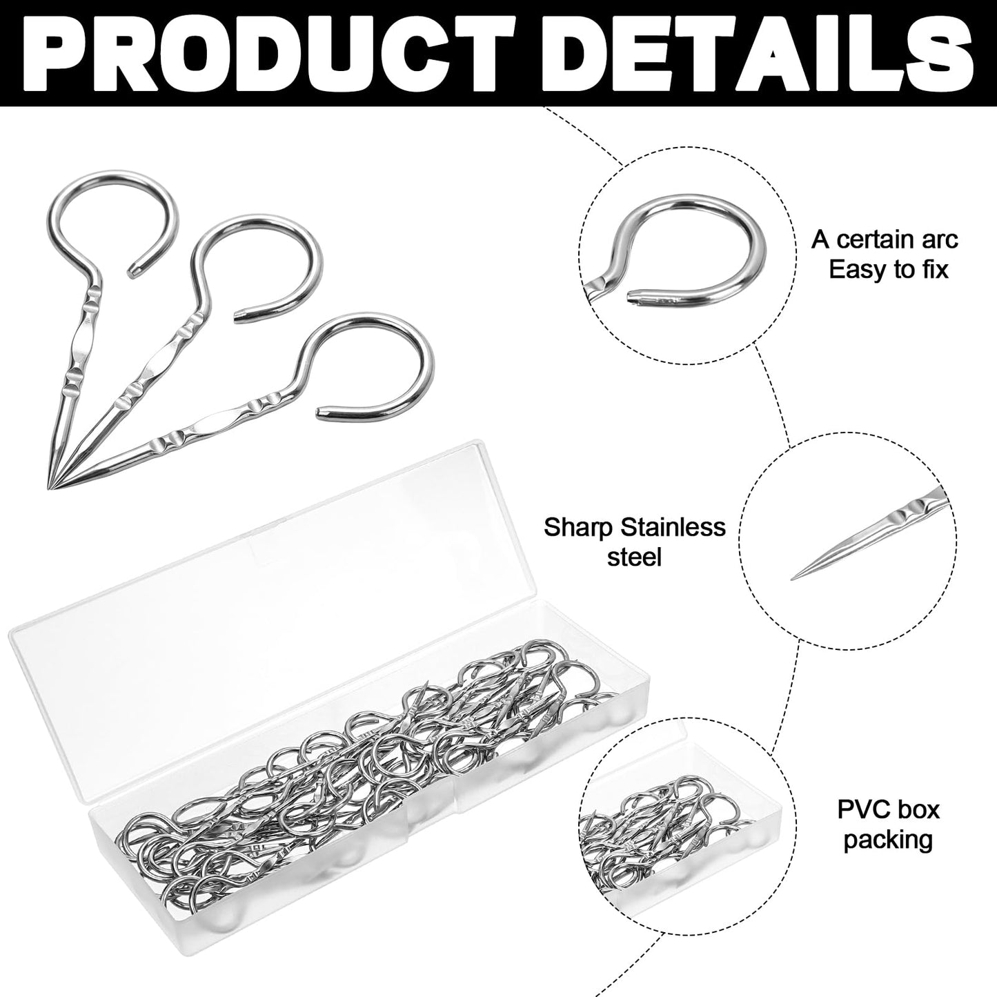 50 Stainless Steel Grill Pins Reusable Metal Round BBQ Skewer Stainless Steel Food Steak Skewe Mini Short BBQ Accessories Connecting Fruits & MeatI for Baking Camping Family Gatherings