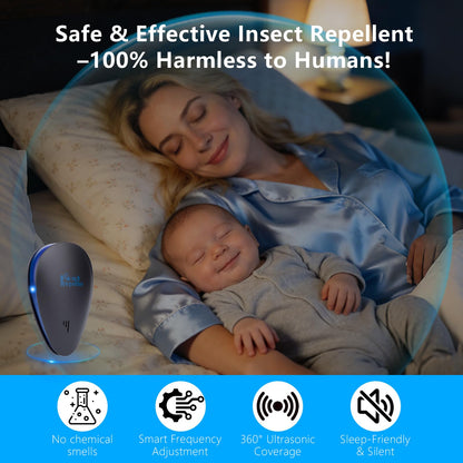 6 Pack 2026 Ultrasonic Repellent Indoor, Mouse Traps Insert Plug in, Pest Control Repellent Ant, Roach,Rodent, Mouse, Bugs, Mosquito, Spider, for Home, Office, Kitchen