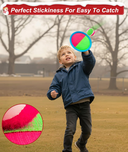 Qrooper Kids Toys Toss and Catch Game Set, Toys for 3 4 5 6 7 8 Year Old Boys Girls Birthday Gift, Yard Outdoor Games for Kid Toddler Ages 4-8 8-12 Beach Pool