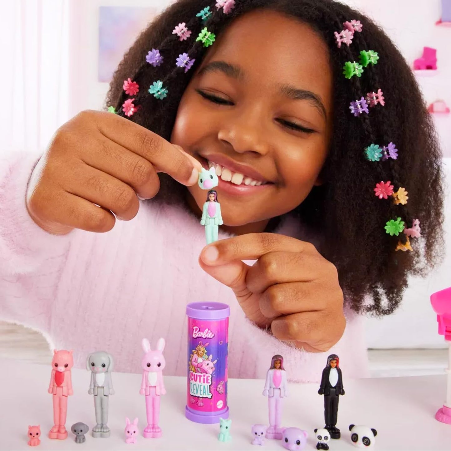 Barbie Mystery Reveal Doll Ultimate Play Set - Bundle with 4 Color Reveal and Mystery Dolls with Accessories Plus Stickers, More | Barbie Blind Bags for Kids, Girls