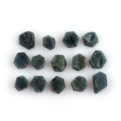 CRYSTALIS 100cts Natural Blue-Sapphire Raw Crystals, Loose Gemstone Wholesale Bulk Rough Jewelry Making Supply, Chakra And Healing Raw Stones, Wire Wrapping, DIY, Tumbling, Gem Collection
