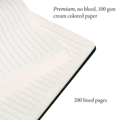 ANECDOTE. Lined Journal Notebook, 192 Pages, A5 size: 8.3" x 5.4", Thick 100 GSM Paper, Ruled, Hardcover. Journal for Women and Men, Perfect Notebook for School, Work and Travel (Evergreen)