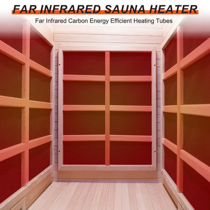 iDOTODO 150 Watt Infrared Sauna Heater 220V, Sauna Accessories, Carbon Fiber Heating Plate for Wooden Indoor/Outdoor Sauna Room (25.19"x13.38"x1.18", 220V)