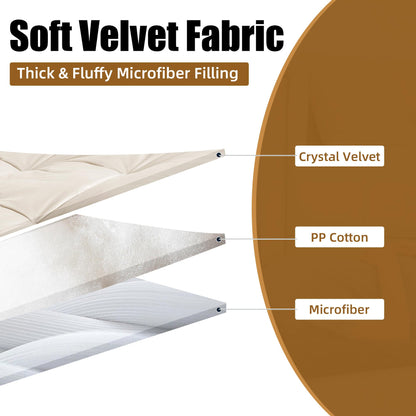 HOMBYS Floor Lounger Pillow Foldable and Tufted Design Long Floor Cushion for Yoga, Reading, Sleeping, Meditation, Elastic Band for Roll Up and Easy Storage, Machine Washable (Beige, 62"x27")