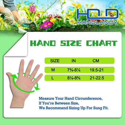 HANDLANDY Ladies Thorn Proof Gardening Gloves, Long Gauntlet Heavy Duty Garden Gloves, Elbow Length Women Leather Rose Pruning Glove (Large, Rosy)