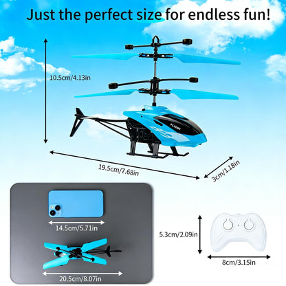 Remote Control Helicopter,Gesture Sensing Indoor Flying Helicopter Toys,RC Helicopter Airplane for Teenage with 10Mins Flight,3 Pack RC Helicopter for Kids with Light,Birthday Gifts for Boys and Girls
