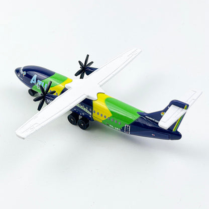 WngAur Die-Cast Propeller Airplane Model – Alloy Plane with Rolling Wheels – Miniature Aircraft Collectors & Aviation Enthusiasts